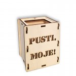 Leseni lonček za pisala - Pusti, moje!